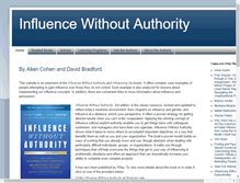 Tablet Screenshot of influencewithoutauthority.com